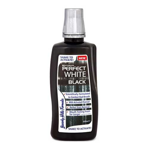 Beverly Hills Formula Perfect White Black ополаскиватель для полости рта, 500 мл в Летуаль