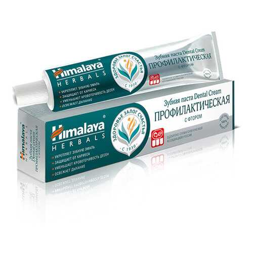 Зубная паста Himalaya Herbals Dental Cream с фтором 100 г в Летуаль