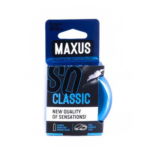 Презервативы Maxus Classic в железном кейсе классические 3 шт. в Летуаль