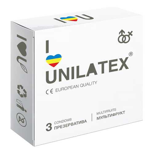 Презервативы Unilatex Multifruit 3 шт. в Летуаль