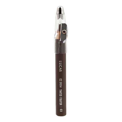 Карандаш для бровей LUCAS CC Brow Tint Wax Fixator №03 Коричневый 2,5 г в Летуаль