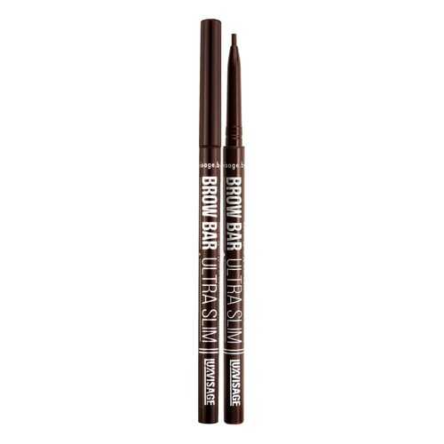 Карандаш для бровей luxvisage brow bar ultra slim тон 304 chocolate в Летуаль