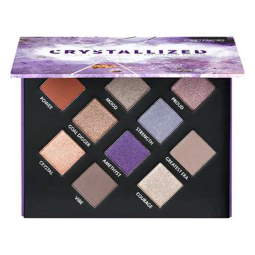 Тени для век CATRICE Crystallized Amethyst Eyeshadow Palette 010 Raise Up Your Voice в Летуаль