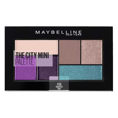 Тени для век Maybelline New York The City Mini Palette 450 Graffiti Pop в Летуаль