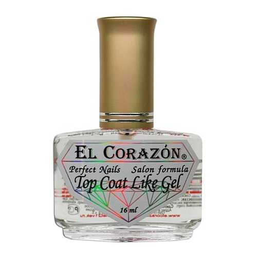 Топ El Corazon Top Coat Like Gel 16 мл в Летуаль