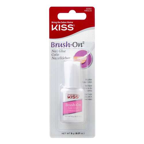 Клей для ногтей Kiss Brush-On Nail Glue 5 г в Летуаль