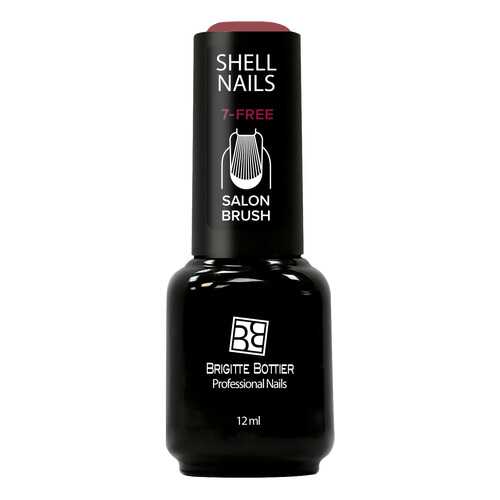 Гель-лак для ногтей Brigitte Bottier Shell Nails тон 981 красный с большими блестками 12мл в Летуаль