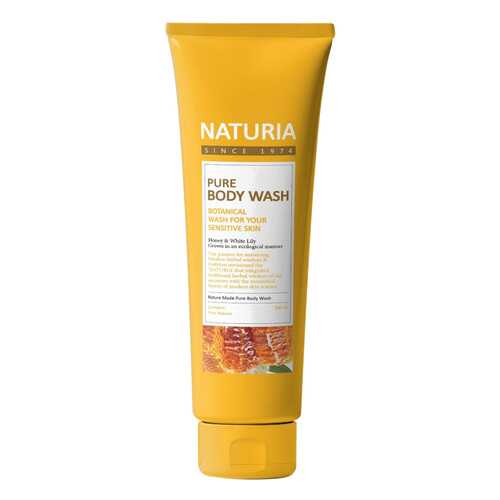 Гель NATURIA PURE BODY WASH Honey&White Lily 100 мл в Летуаль