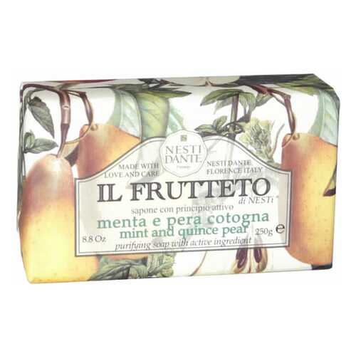 Косметическое мыло Nesti Dante Mint and Quince Pear Soap 250 г в Летуаль