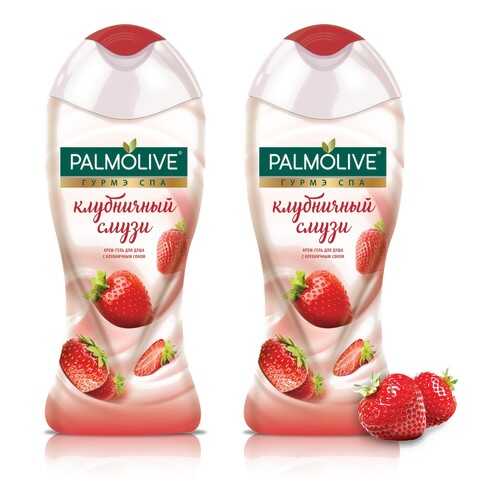 Крем-гель для душа Palmolive Гурмэ Спа Клубничный Смузи 250 мл 2 шт в наборе в Летуаль