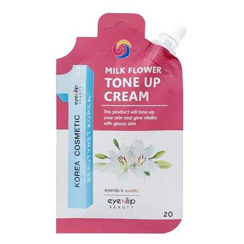 Крем для лица осветляющий Eyenlip MILK FLOWER TONE UP CREAM 20 г в Летуаль