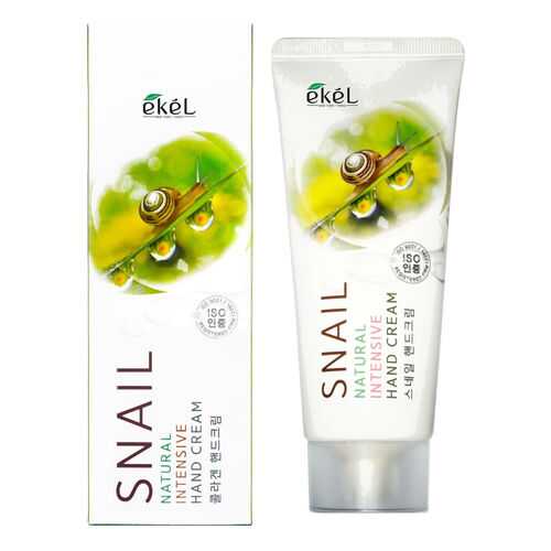 Крем для рук Ekel с Улиточным муцином Snail Natural Intensive Hand Cream 100мл в Летуаль