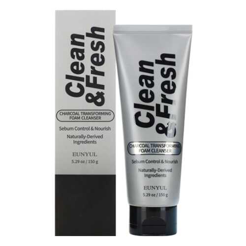 Пенка для умывания Eunyul Clean&Fresh Charcoal Transforming Foam Cleanser 150 г в Летуаль