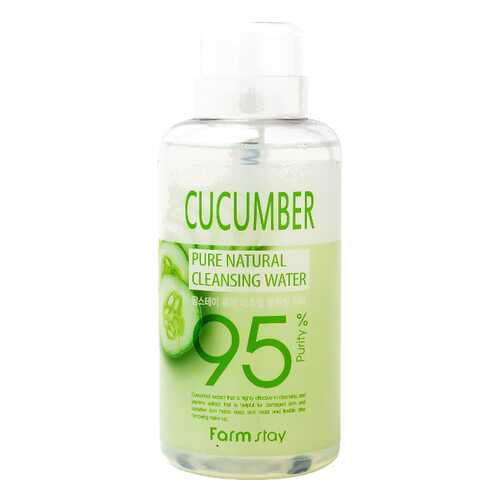 Средство для снятия макияжа FarmStay Pure Cleansing Water Cucumber 500 мл в Летуаль