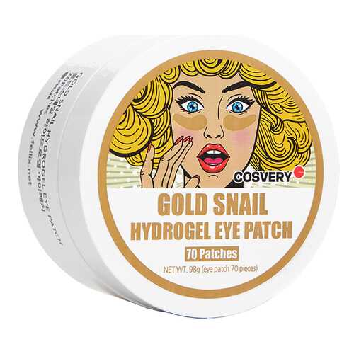 Патчи для глаз Cosvery Gold Snail Hydrogel Eye Patch в Летуаль