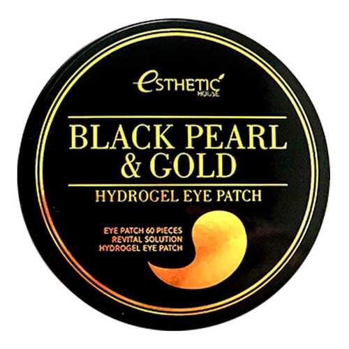 Патчи для глаз Esthetic House Black Pearl & Gold Hydrogel Eye Patch в Летуаль