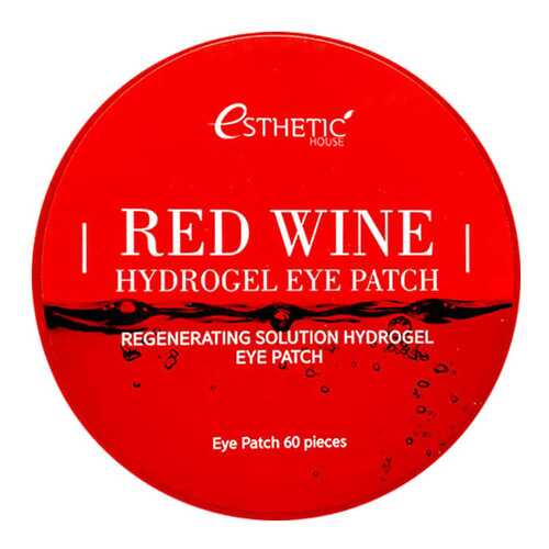 Патчи для глаз Esthetic House Red Wine Hydrogel Eye Patch 60 шт в Летуаль