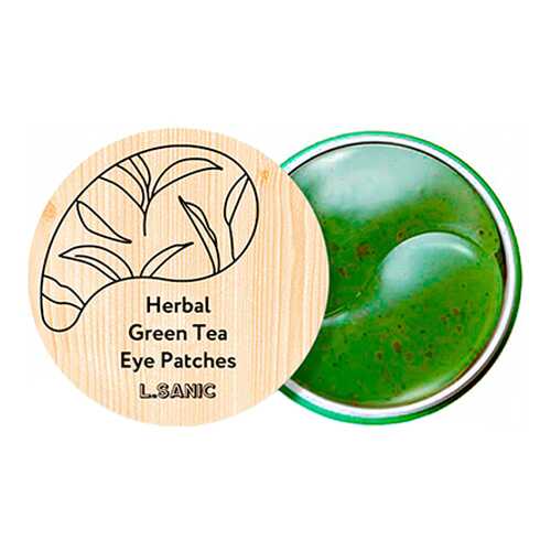 Патчи для глаз L.Sanic Herbal Green Tea Hydrogel Eye Patches 60 шт в Летуаль