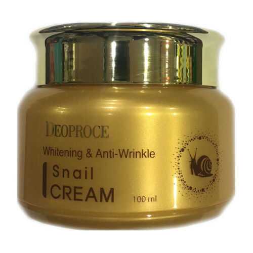 Крем для лица Deoproce Whitening & Anti-Wrinkle Snail Cream 100 мл в Летуаль