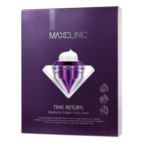 Крем для лица Maxclinic Time Return Melatonin Cream Mask Sheet 28 мл в Летуаль