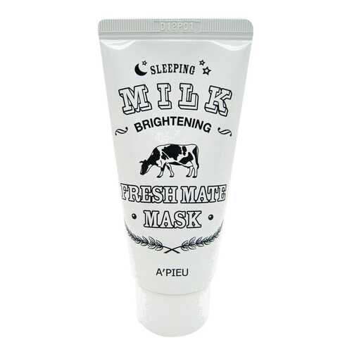 Маска для лица A'Pieu Fresh Mate Sleeping Milk Brightening Mask 50 мл в Летуаль