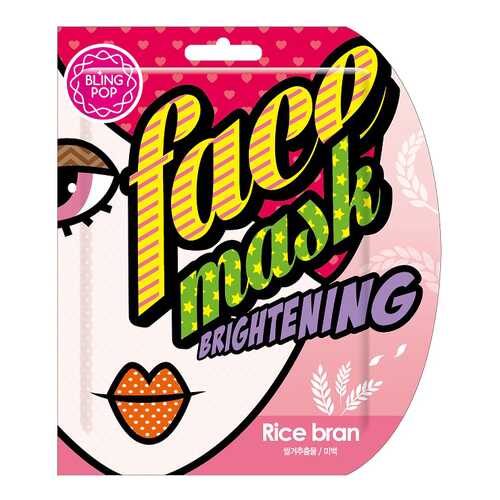 Маска для лица Bling pop Rice Bran Brightening Mask 25 мл в Летуаль