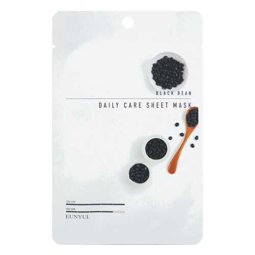 Маска для лица Eunyul Black Bean Daily Care Sheet Mask 22 мл в Летуаль