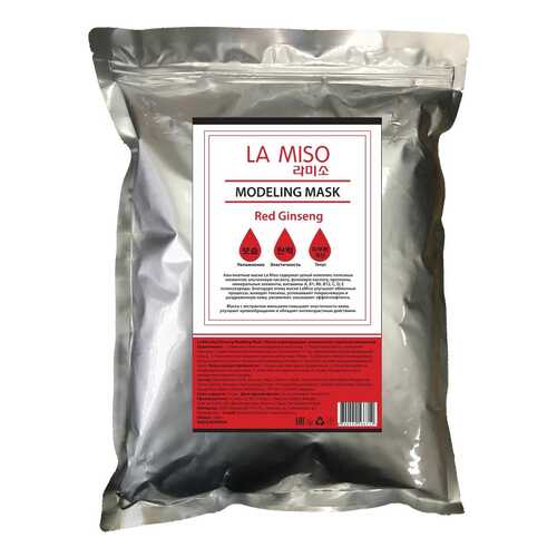 Маска для лица LA MISO Red Ginseng Modeling Mask 1000 г в Летуаль