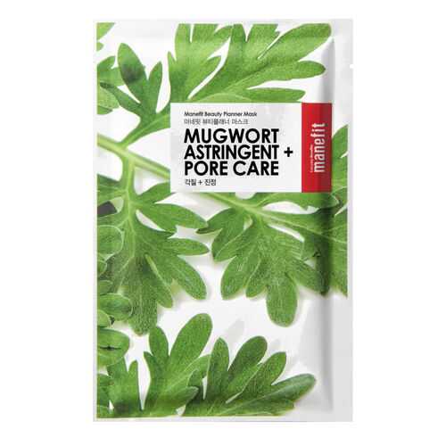 Маска для лица Manefit Beauty Planner Mugwort Astringent And Pore Care Mask 20 мл в Летуаль