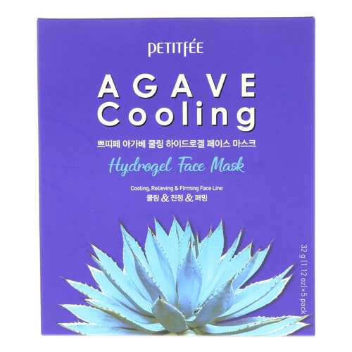 Маска для лица Petitfee Agave Cooling Hydrogel Face Mask 5x32 г в Летуаль