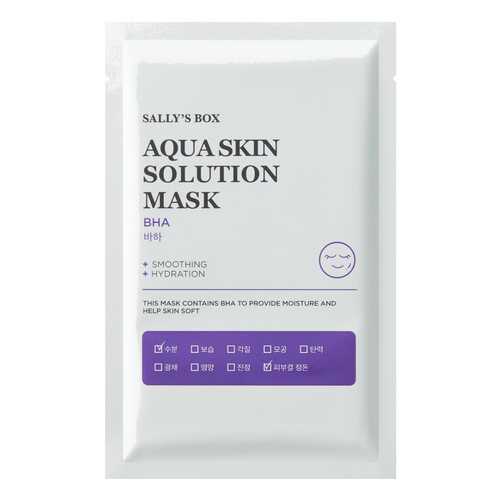 Маска для лица Sally's Box Aqua Skin Solution Mask BHA 22 мл в Летуаль