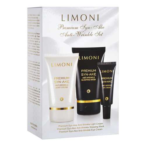 Набор средств по уходу за лицом Limoni Premium Syn-Ake Anti-Wrinkle Night Care Set 225 гр в Летуаль