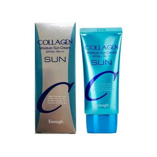 Солнцезащитный крем с коллагеном ENOUGH Collagen Moisture Sun Cream SPF50+ PA+++ в Летуаль