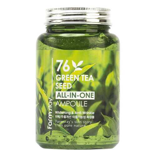 Сыворотка для лица FarmStay 76 Green Tea All-In-One Ampoule 250 мл в Летуаль