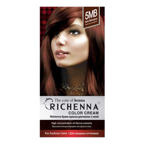 Краска для волос RICHENNA Color Cream 5MB Mahogany в Летуаль