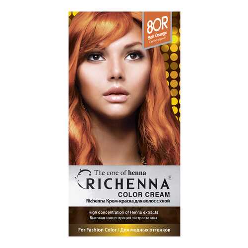 Краска для волос RICHENNA Color Cream 8OR Soft Orange в Летуаль