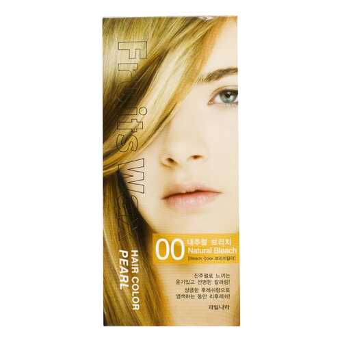 Краска для волос Welcos Fruits Wax Pearl Hair Color 00 Natural Bleach 60 мл в Летуаль