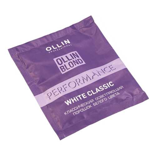 Осветлитель для волос Ollin Professional WHITE Classic BLOND POWDER 30 г в Летуаль