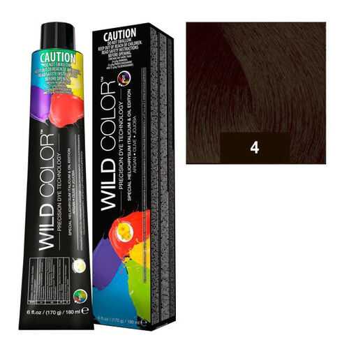 Wildcolor - Стойкая крем-краска Permanent Hair Color 4N/M Коричневый 180 мл в Летуаль