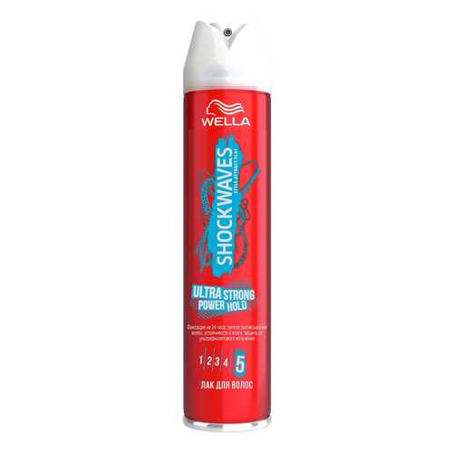 Лак для волос Wella Shockwaves Ultra Strong Power Hold 250 мл в Летуаль