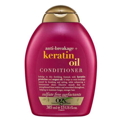 Кондиционер для волос OGX Anti-Breakage Keratin Oil Conditioner 385 мл в Летуаль