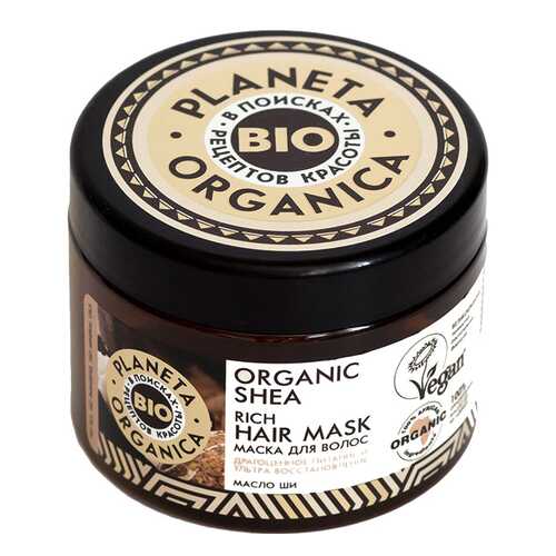 Маска для волос Planeta Organica Organic Shea 300 мл в Летуаль