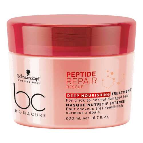 Маска для волос Schwarzkopf BC Bonacure Peptide Repair Rescue питательная 200 мл в Летуаль