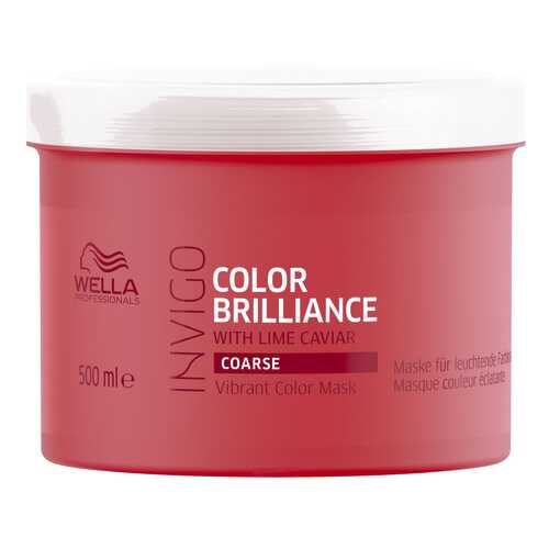 Маска для волос Wella Professionals Invigo Color Brilliance Coarse Hair Mask 500 мл в Летуаль