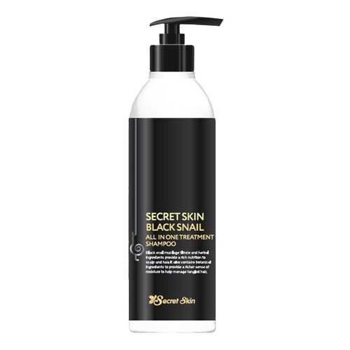 Шампунь для волос Secretskin Black Snail All In One Treatment Shampoo 250мл в Летуаль