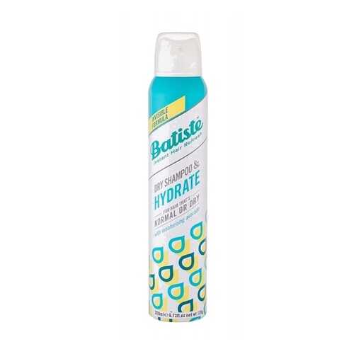 Сухой шампунь BATISTE Hydrate увлажняющий для нормальных и сухих волос 200 мл в Летуаль